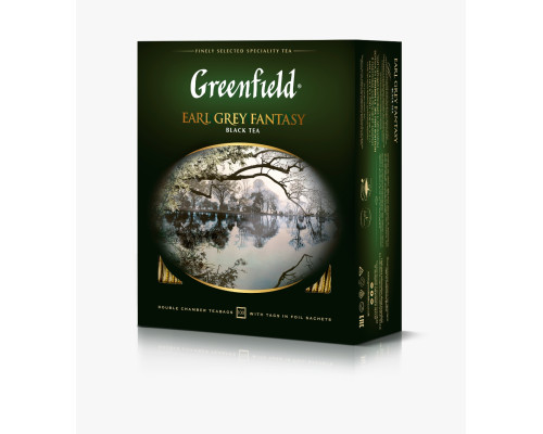 Чай Greenfield Earl Grey Fantasy, черный с бергамотом, 100*2г Чай Greenfield Earl Grey Fantasy, черный с бергамотом, 100*2г
