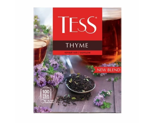 Чай черный Tess Thyme, 100*2г Чай черный Tess Thyme, 100*2г