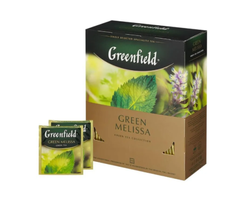 Чай Greenfield Green Melissa, 100*1,5г