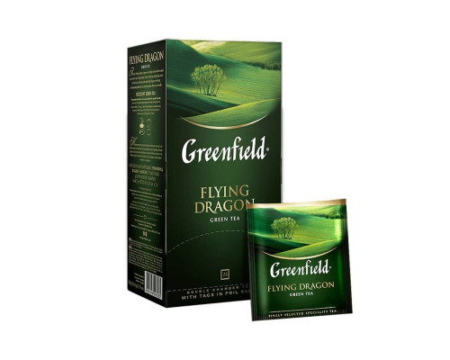 Чай Greenfield Flying Dragon зелёный, 25*2г