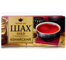 Черный чай Шах Gold Кенийский, 25*2г