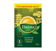 Чай Пиала Gold Зелёный листовой, 100г