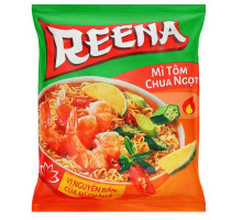 Лапша Reena Ramen «Кисло-острая креветка», 65 г × 30 шт
