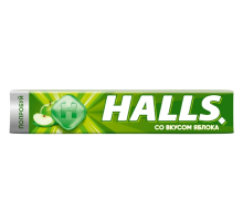 Halls Карамель леденцовая, Яблоко, 25г