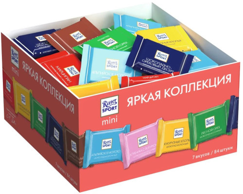 Шоколад Ritter Sport Mini ассорти, 16,67г