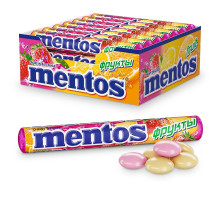 Жевательное драже Mentos Фрукты, 37,5г