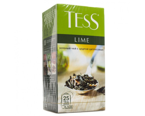 Чай зеленый Tess Lime, 25*1,5г