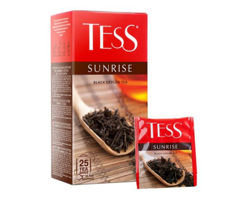 Чай черный Tess Sunrise, 25*1,8г.