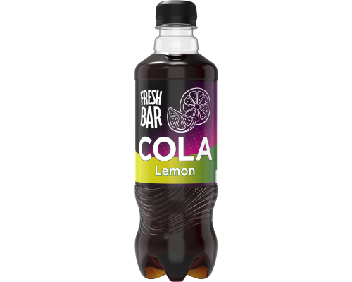 Газированный напиток Fresh Bar Cola Lemon, 0,48л Газированный напиток Fresh Bar Cola Lemon, 0,48л