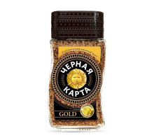 Кофе растворимый Черная карта Gold, 47,5г