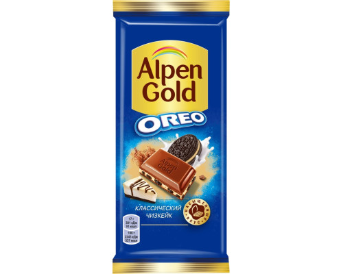 Шоколад Alpen Gold ОREO Классический Чизкейк, 85г