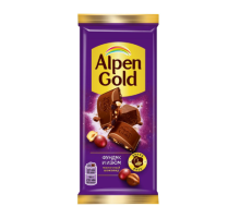 Шоколад Alpen Gold Фундук-Изюм, 80г