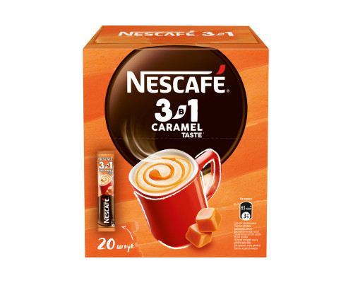 Кофе Nescafe Classic 3 в 1 карамель, 20*14.5г