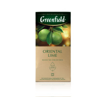 Чай Greenfield Oriental Lime черный, 25*1.5г