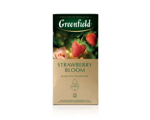 Чай черный Greenfield Strawberry Bloom, 25*1,5г Чай черный Greenfield Strawberry Bloom, 25*1,5г