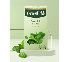 Чай Greenfield Sweet Mint зеленый, 20*2г