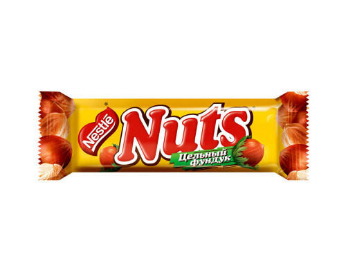 Шоколадный батончик Nuts, 50г