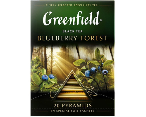 Чай Greenfield Blueberry Forest черный, 20*2г