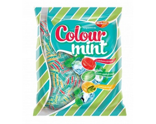 Карамель Colour mint Fruit & Mint, 250г