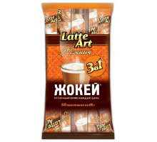 Растворимый кофе Жокей Latte Art 3 в 1 нежный, 50*18г