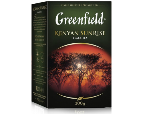 Чай Greenfield Kenyan Sunrise черный, 200г