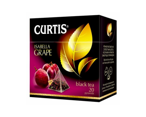 Чай в пирамидках черный Curtis Isabella Grape