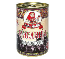 Маслины Баба Маня б/к 12х314г ж/б