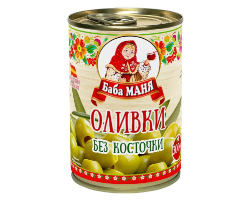 Оливки Баба Маня б/к 12х300 ж/б