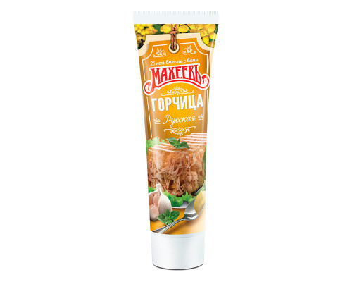 Горчица Махеевъ Русская, туба, 100 г