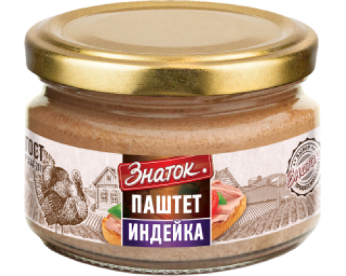 Паштет с индейкой Знаток, 200 г
