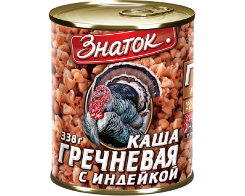 Каша гречневая с индейкой Знаток, 338 г