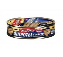 Шпроты из балтийской кильки в масле Знаток, 160 г