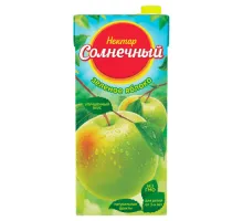 Нектар Солнечный Зеленое Яблоко, 1,9л